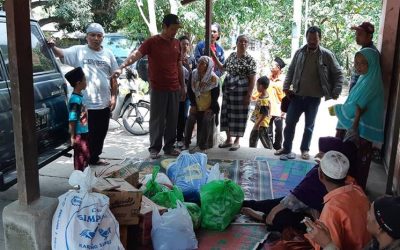 Pemdes Rensing Bat Kembali Salurkan Bantuan Untuk Korban Gempa Lombok