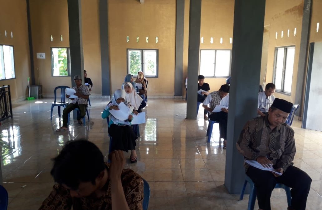 PPS Rensing Bat Lakukan Tes Calon Anggota KPPS Untuk Pemilu 2019
