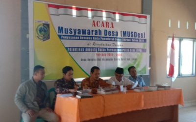 MUSDES RKPDes Tahun 2020 Rensing Bat