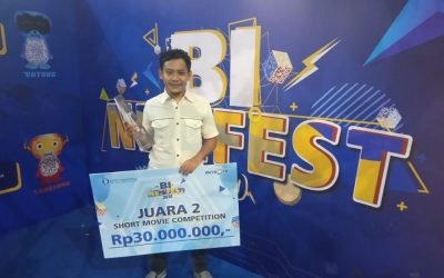 Pemuda Rensing Bat Menjadi yang terbaik II di Festival Video dan Blog Competition Bank Indonesia Jakarta