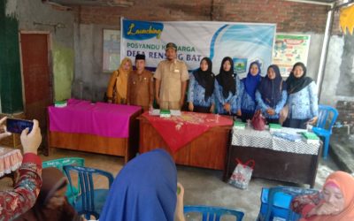 Camat Sakbar Launching Posyandu Keluarga Desa Rensing Bat