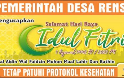 Pemdes Rensing Bat, Selamat Hari Raya Idul Fitri 1442 H.