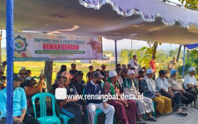 Semangat Berbagi Melintas Batas: Masjid Rensing Bat Sembelih 8 Ekor Hewan Qurban